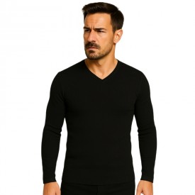 Iσοθερμική  Μακρυμάνικη Φανέλα Μαύρη - Ισοθερμικά Εσώρουχα στο  bscollection