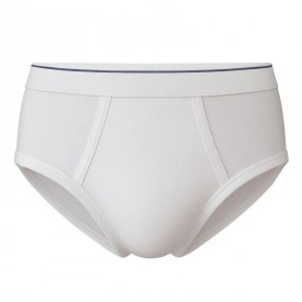 bs collection 100% Βαμβακερό Κλασικό Ανδρικό Σλιπ Λευκό - Σλιπ στο  bscollection