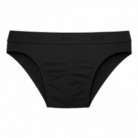 bs collection ΣΤΟΚ 10 Ανδρικά Σλιπ Μαύρα Με Ελληνικό Βαμβάκι - Σλιπ στο  bscollection