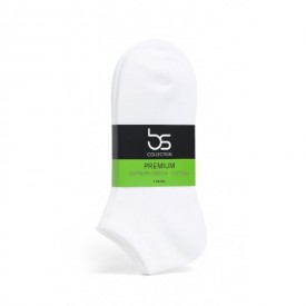 Λευκές λεπτές κάλτσες BS Collection – 100% Ελληνικό Βαμβάκι Supreme Green Cotton (2 ζευγάρια) - Αθλητικές στο  bscollection