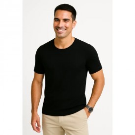 Ισοθερμική Ανδρική Μαύρη Φανέλα TENCEL™ & Μαλλί – Bs Collection - Ισοθερμικά Εσώρουχα στο  bscollection