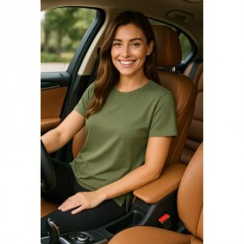bs collection Μπλουζάκι Γυναικείο Tencel / Cotton Χακί - Premium Quality - t-shirts στο  bscollection