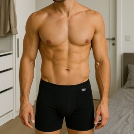 bs Μποξεράκι Μαύρο Tencel / Cotton - Μποξεράκια στο  bscollection