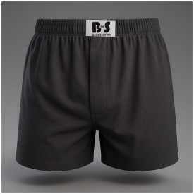 bs Μποξεράκι Μαύρο 100% Cotton - Μποξεράκια στο  bscollection