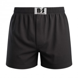 bs Μποξεράκι Μαύρο 100% Cotton - Μποξεράκια στο  bscollection