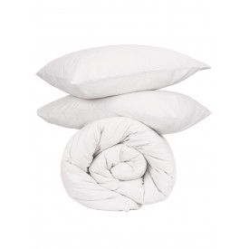 Παπλωματοθήκη Cotton Feelings 100 White Διπλή (200x250) Sunshinehome - Παπλωματοθήκες στο  bscollection