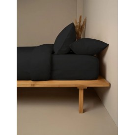 Παπλωματοθήκη Cotton Feelings 111 Black Διπλή (200x250) Διπλή (200x250) Sunshinehome - Παπλωματοθήκες στο  bscollection