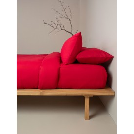 Παπλωματοθήκη Cotton Feelings 113 Red Διπλή (200x250) Sunshinehome - Παπλωματοθήκες στο  bscollection