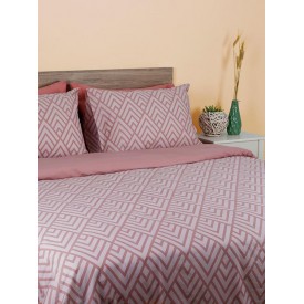 Παπλωματοθήκη Cotton Feelings 2036 Pink Διπλή (200x250) Sunshinehome - Παπλωματοθήκες στο  bscollection