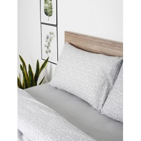 Παπλωματοθήκη Cotton Feelings 920 Grey Διπλή (200x250) Sunshinehome - Παπλωματοθήκες στο  bscollection