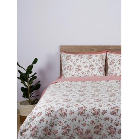 Παπλωματοθήκη Cotton Feelings 929 Pink Διπλή (200x250) Sunshinehome - Παπλωματοθήκες στο  bscollection