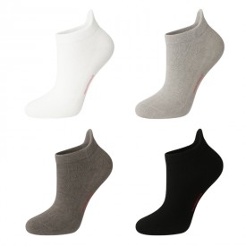 3 Ζευγάρια Γκρι Ανοιχτές Κάλτσες BS Collection – Βαμβάκι Πενιέ με Πετσέτα Στο Πέλμα - Αθλητικές στο  bscollection
