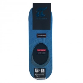 ART : 786 ΠΟΥΡΝΑΡΑ - Βαμβακερό Καλτσάκι Μεγάλης Αντοχής Χωρίς Ραφές Ουρανί - Κάλτσες στο  bscollection