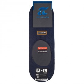 ART : 786 ΠΟΥΡΝΑΡΑ - Βαμβακερό Καλτσάκι Μεγάλης Αντοχής Χωρίς Ραφές Μπλε - Κάλτσες στο  bscollection