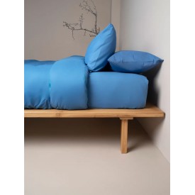 Παπλωματοθήκη Cotton Feelings 104 Blue Διπλή (200x250) Διπλή (200x250) Sunshinehome - Παπλωματοθήκες στο  bscollection