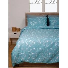 Παπλωματοθήκη Cotton Feelings 924 Aqua Μονή (170x250) Μονή (170x250) Sunshinehome - Παπλωματοθήκες στο  bscollection