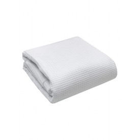 Κουβέρτα πικέ cotton White Μονή (165x265) Sunshinehome - Κουβέρτες στο  bscollection