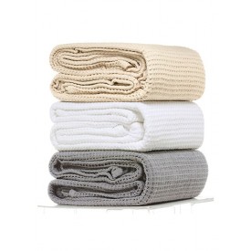 Κουβέρτα πικέ cotton White Μονή (165x265) Sunshinehome - Κουβέρτες στο  bscollection