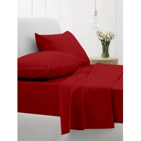 Μαξιλαροθήκες Cotton Feelings 113 Red 50x70 50x70 Sunshinehome - Μαξιλαροθήκες στο  bscollection