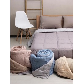 Πάπλωμα Micro Grey Μονό (160x220) Μονό (160x220) Sunshinehome - Παπλώματα στο  bscollection