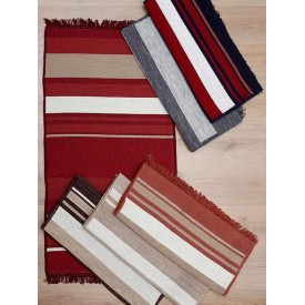 Πατάκι υφαντό Peny Red 70x120 70x120 Sunshinehome - Πατάκια στο  bscollection
