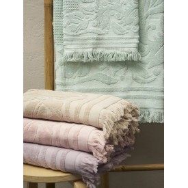 Πετσέτα Κρόσι 1 Beige Χεριών (40x60) Χεριών (40x60) Sunshinehome - Πετσέτες στο  bscollection