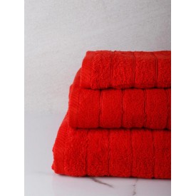Πετσέτα πενιέ Dory 3 Red Προσώπου (50x100) Sunshinehome - Πετσέτες στο  bscollection