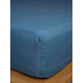 Κατωσέντονο Cotton Feelings με λάστιχο 104 Blue Υπέρδιπλο (180x200+30) Υπέρδιπλο (180x200+30) Sunshinehome - Σεντόνια στο  bscollection