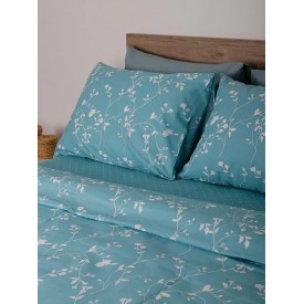 Σετ Σεντόνια Cotton Feelings 924 Aqua Μονό (165x270) Μονό (165x270) Sunshinehome - Σεντόνια στο  bscollection