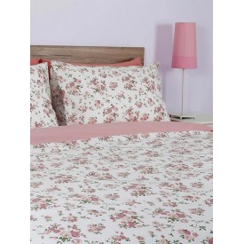 Σετ Σεντόνια Cotton Feelings 929 Pink Μονό με λάστιχο(105x205+30) Μονό με λάστιχο(105x205+30) Sunshinehome - Σεντόνια στο  bscollection