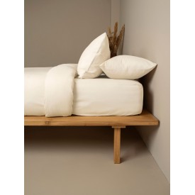 Σετ Σεντόνια Cotton Feelings 108 Ecru Διπλό με λάστιχο (150x205+30) Sunshinehome - Σεντόνια στο  bscollection