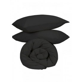 Σετ Σεντόνια Cotton Feelings 111 Black King Size (260x270) King Size (260x270) Sunshinehome - Σεντόνια στο  bscollection