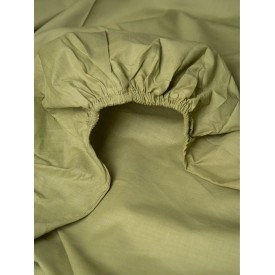 Κατωσέντονο Menta με λάστιχο 11 Olive Μονό (100x200+25) Μονό (100x200+25) Sunshinehome - Σεντόνια στο  bscollection