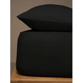 Κατωσέντονο Menta με λάστιχο 21 Black Διπλό (160x200+25) Sunshinehome - Σεντόνια στο  bscollection