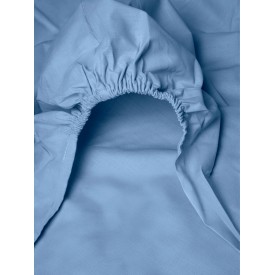 Κατωσέντονο Menta με λάστιχο 16 Light Blue Υπέρδιπλο (180x200+25) Sunshinehome - Σεντόνια στο  bscollection