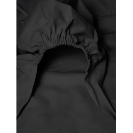 Κατωσέντονο Menta με λάστιχο 21 Black Υπέρδιπλο (180x200+25) Sunshinehome - Σεντόνια στο  bscollection