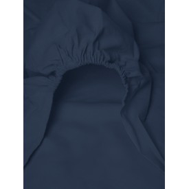 Κατωσέντονο Menta με λάστιχο 26 Navy Υπέρδιπλο (180x200+25) Sunshinehome - Σεντόνια στο  bscollection