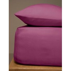 Κατωσέντονο Menta με λάστιχο 10 Mauve Ημίδιπλο (120x200+25) Sunshinehome - Σεντόνια στο  bscollection