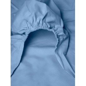 Κατωσέντονο Menta με λάστιχο 16 Light Blue Διπλό (160x200+40) Διπλό (160x200+40) Sunshinehome - Σεντόνια στο  bscollection