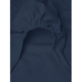Κατωσέντονο Menta με λάστιχο 26 Navy Διπλό (160x200+40) Διπλό (160x200+40) Sunshinehome - Σεντόνια στο  bscollection