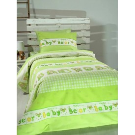 Σετ Σεντόνια Cotton Feelings εμπριμέ 8481 Green Μονό (165x270) Μονό (165x270) Sunshinehome - Σεντόνια στο  bscollection