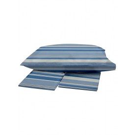 Σετ Σεντόνια Menta Εμπριμέ 550 Blue Διπλό (200x250) Διπλό (200x250) Sunshinehome - Σεντόνια στο  bscollection