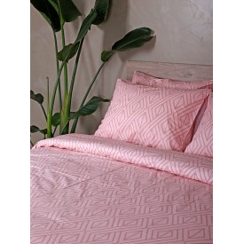 Παπλωματοθήκη Cotton Feelings 2042 Pink Διπλή (200x250) Sunshinehome - Παπλωματοθήκες στο  bscollection