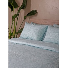 Παπλωματοθήκη Cotton Feelings 2040 Aqua Υπέρδιπλη (230x250) Sunshinehome - Παπλωματοθήκες στο  bscollection