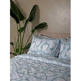 Παπλωματοθήκη Cotton Feelings 2038 Aqua Υπέρδιπλη (230x250) Υπέρδιπλη (230x250) Sunshinehome - Παπλωματοθήκες στο  bscollection