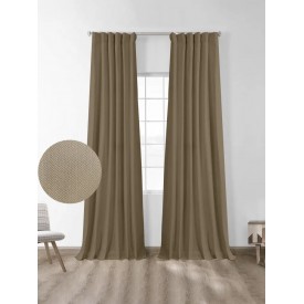 Κουρτίνα μπλακάουτ Foresta Mocha 145x280 145×280 Sunshinehome - Κουρτίνες στο  bscollection