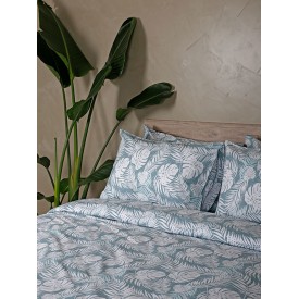 Σετ Σεντόνια Cotton Feelings 2038 Aqua Μονό με λάστιχο(105x205+30) Sunshinehome - Σεντόνια στο  bscollection