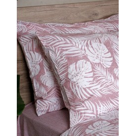 Σετ Σεντόνια Cotton Feelings 2038 Pink Διπλό (200x270) Διπλό (200x270) Sunshinehome - Σεντόνια στο  bscollection