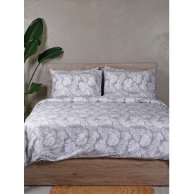 Σετ Σεντόνια Cotton Feelings 2038 Grey Υπέρδιπλο με λάστιχο (170x205+30) Sunshinehome - Σεντόνια στο  bscollection