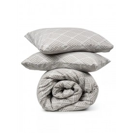 Παπλωματοθήκη Cotton Feelings 2048 Grey Μονή (170x250) Μονή (170x250) Sunshinehome - Παπλωματοθήκες στο  bscollection